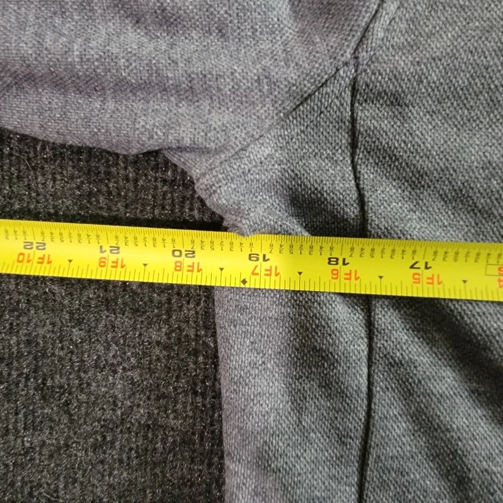 J.Crew Oarsman Quarter Zip Pullover Gray‎ M Long Sleeve Coolmax